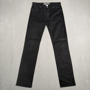 J Lindeberg Jeans Mens 29x33 Black Jay Jet Set Skinny Denim Casual Preppy Logo
